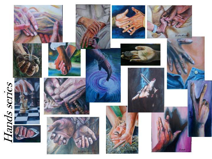 Click to view the Hands series of paintings.